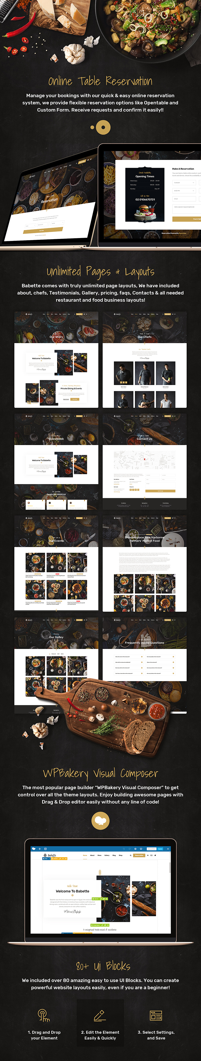 Babette - Restaurant & Cafe WordPress Theme - 8