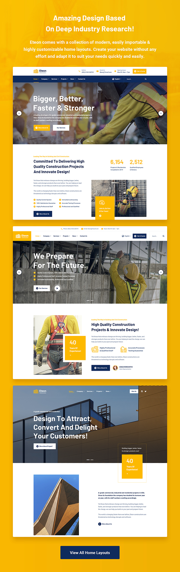 Eteon - Construction And Building WordPress Theme - 5