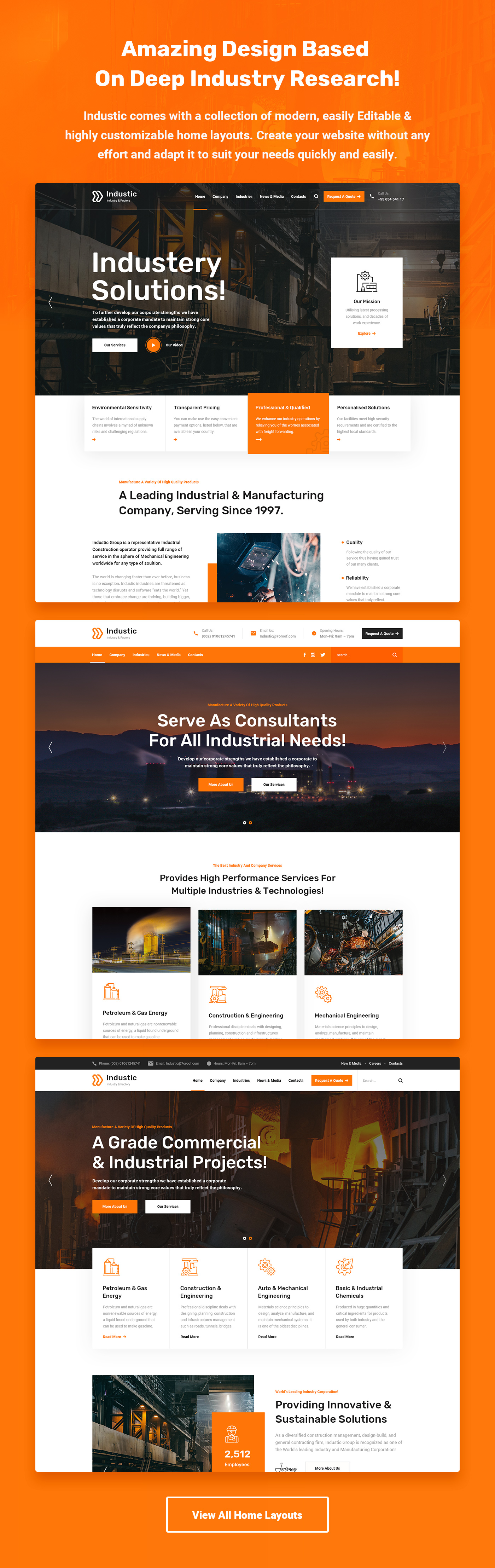 Industic - Factory and Manufacturing HTML5 Template - 6