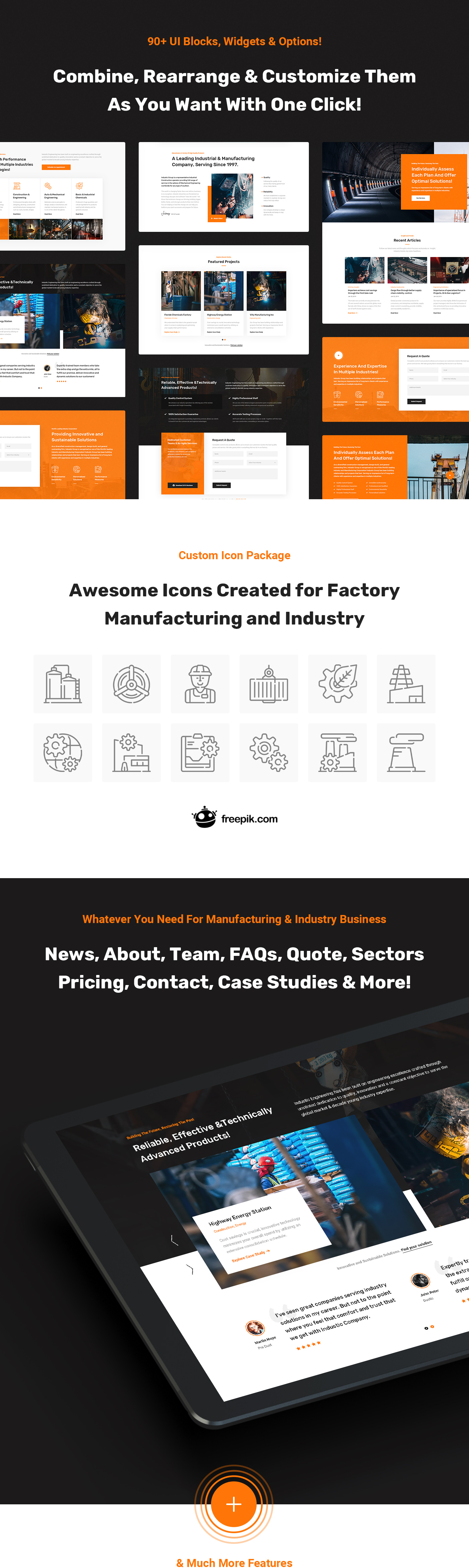Industic - Factory and Manufacturing HTML5 Template - 8