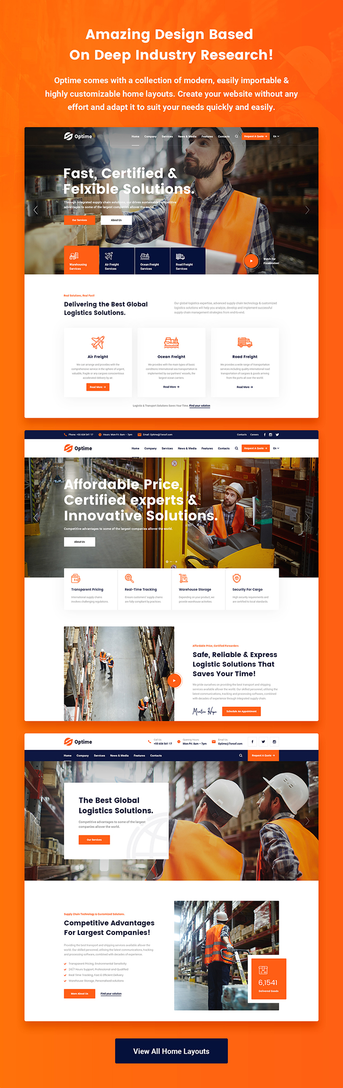 Optime - Logistics & Transportation WordPress Theme - 5