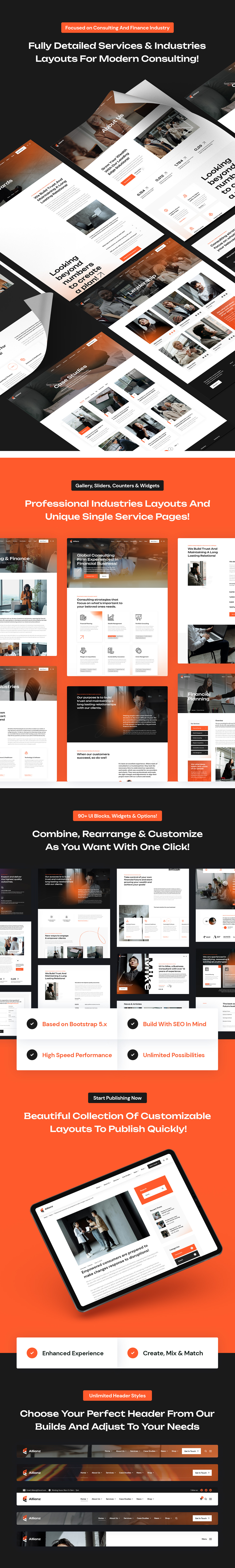 Allianz - Modern Consulting & Finance HTML5 Template - 6