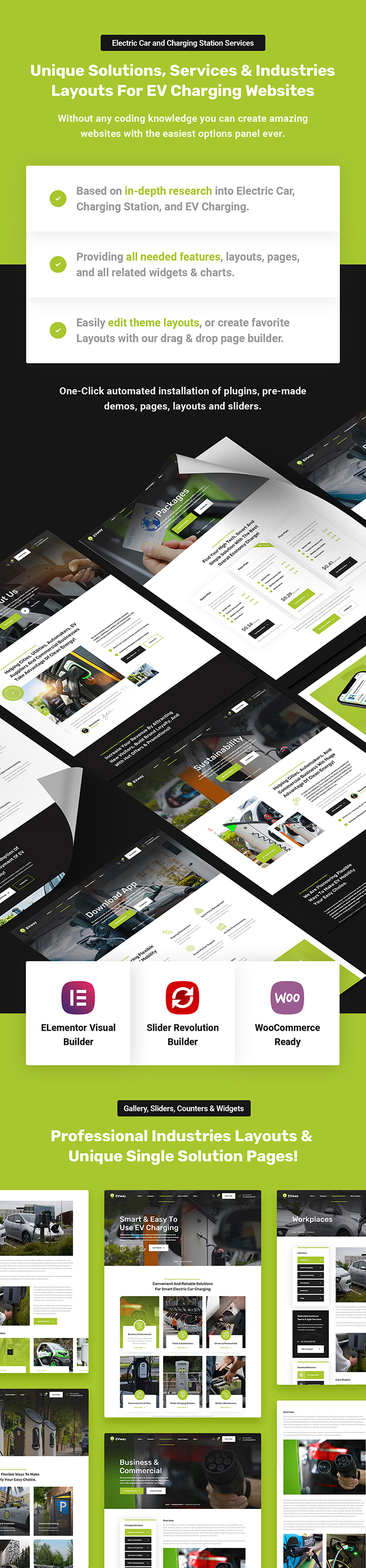 EVway – Electric Vehicle & Charging Station WordPress Theme