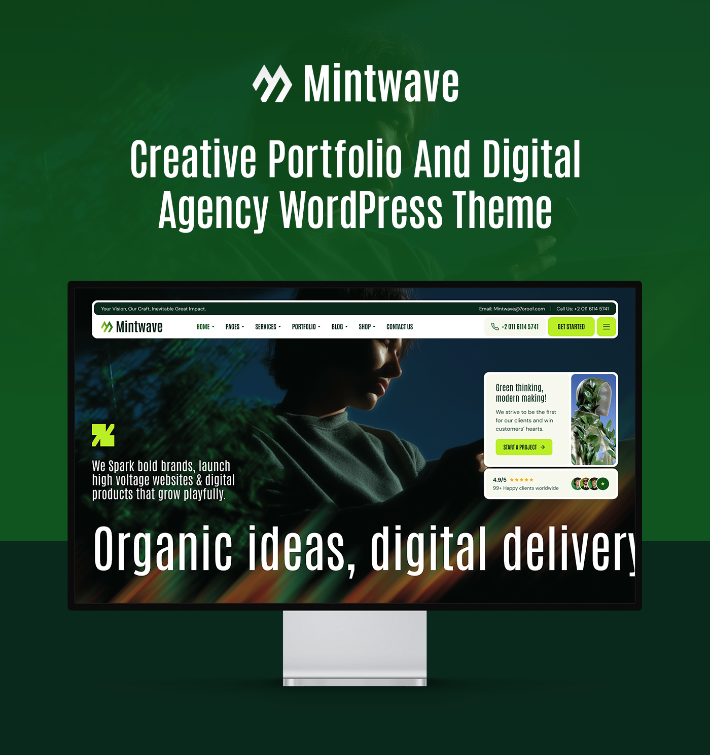 Mintwave - Digital Agency And Portfolio WordPress Theme - 4