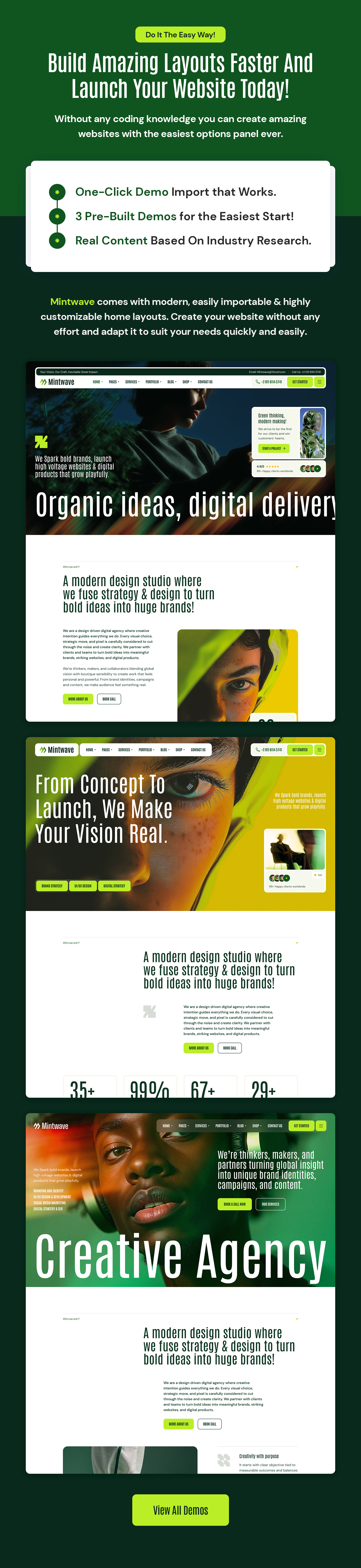 Mintwave - Digital Agency And Portfolio WordPress Theme - 5