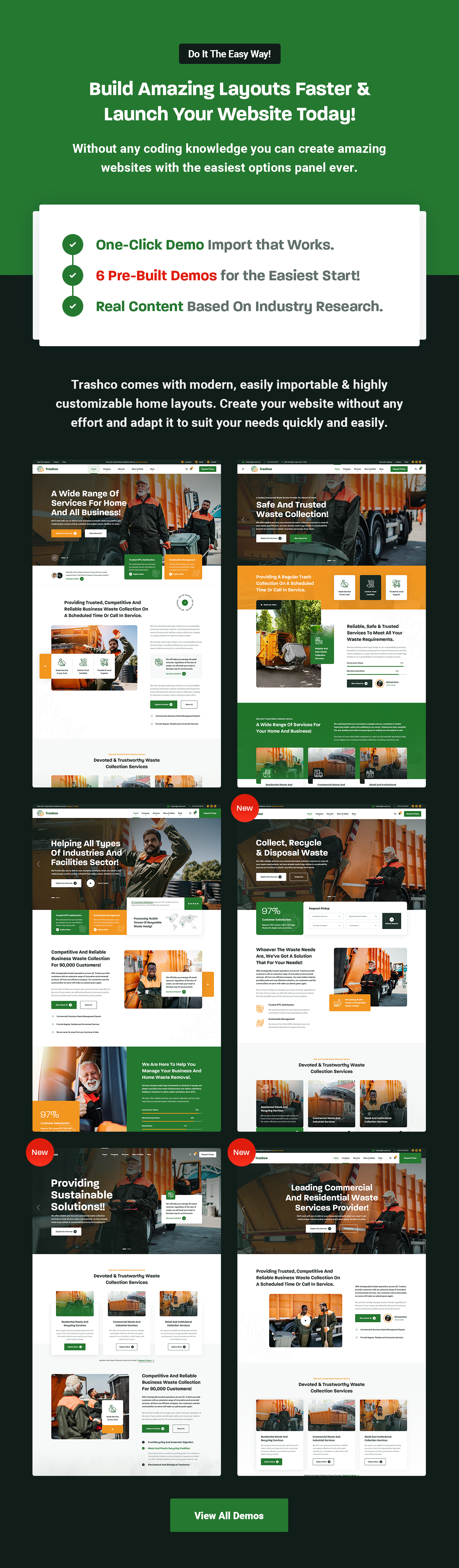 Thùng rác - Chủ đề WordPress về Dịch vụ xử lý và quản lý rác thải - 5