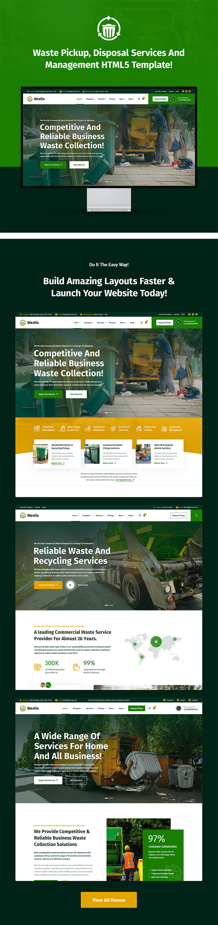 Wastia - Waste Pickup And Disposal Services HTML5 Template - 5